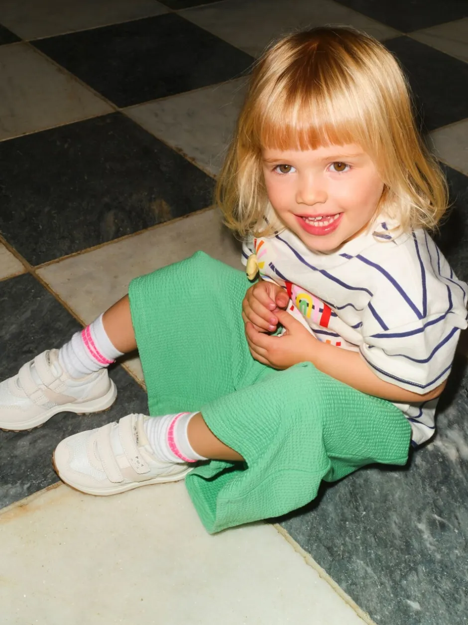 T-Shirts*Next Groen met regenboog - Short Sleeve Top and Barrel Trousers Set (3mths-7yrs)