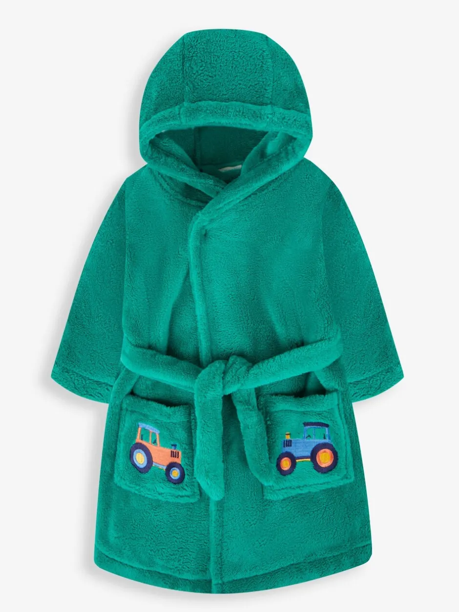 Kamerjassen|Jojo Maman Bébé - - Kamerjas met graafmachineprint Groen met traktorenprint