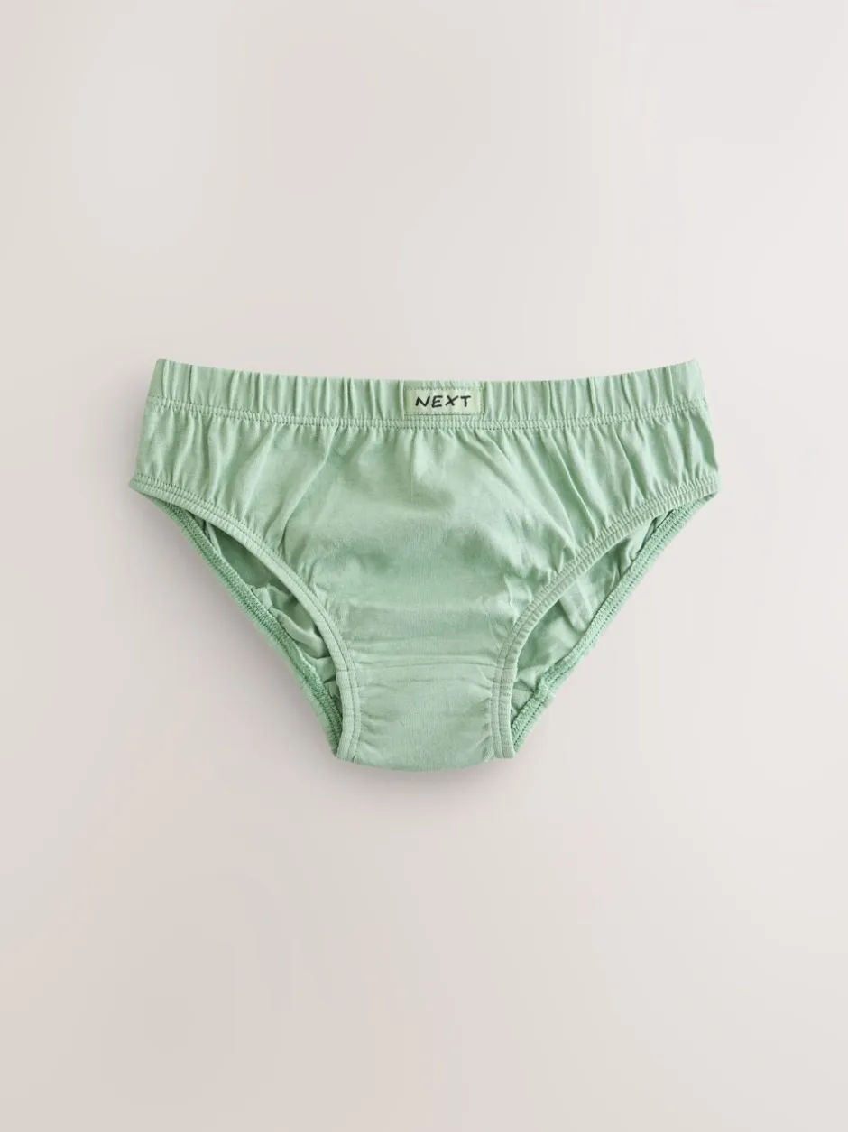 Ondergoed*Next - 100% katoenen slip verpakking van 7 (1,5 - 16 jr) Groen/blauw