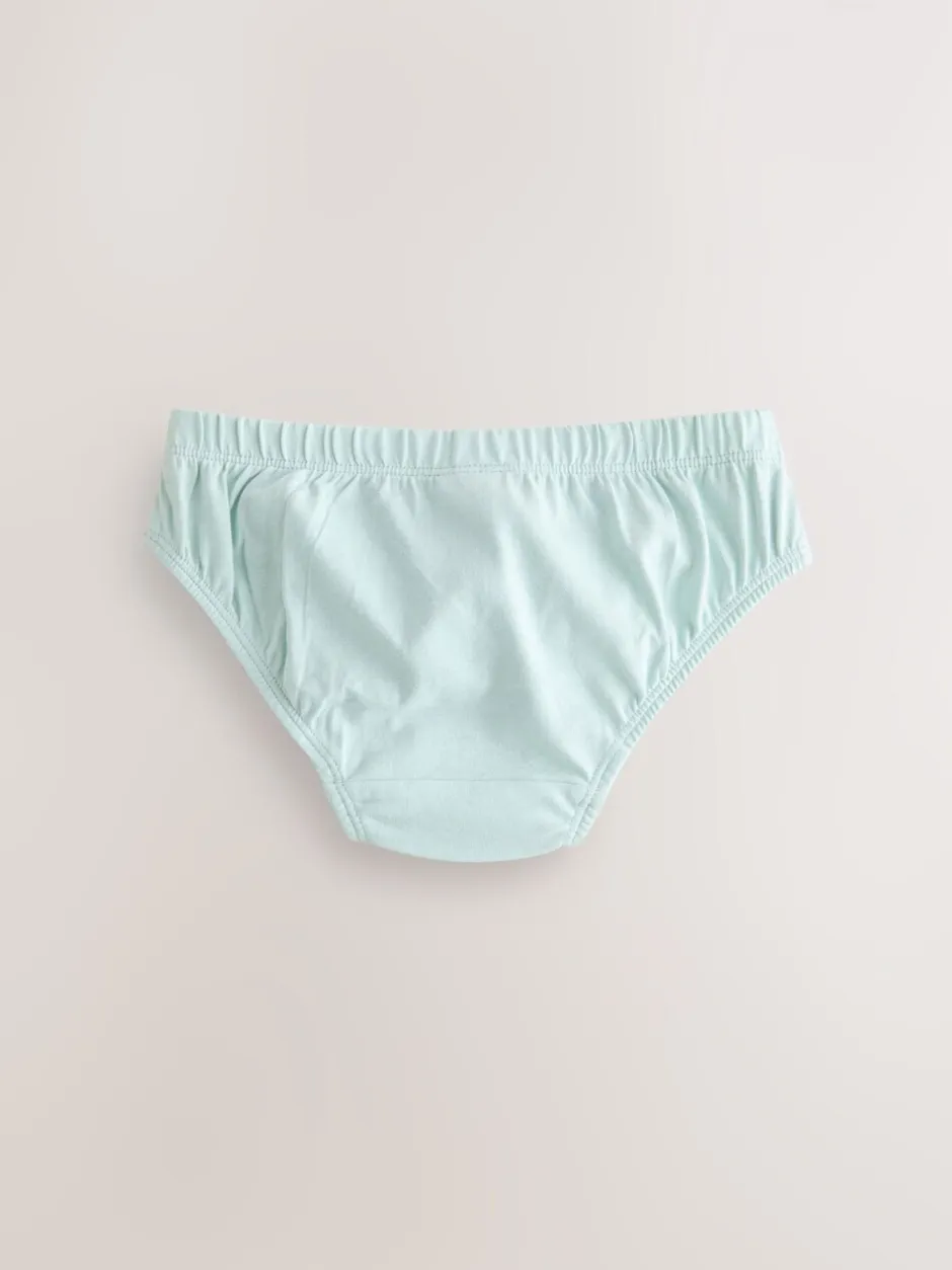 Ondergoed*Next - 100% katoenen slip verpakking van 7 (1,5 - 16 jr) Groen/blauw