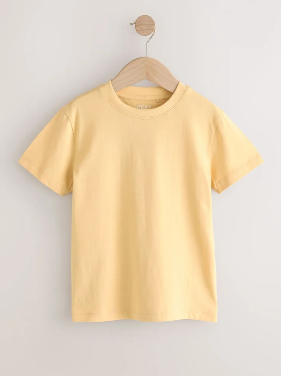T-Shirts|Tops*Next Groen/blauw/geel/paars - Set van 4 T-shirts met korte mouwen (3-16 jr)