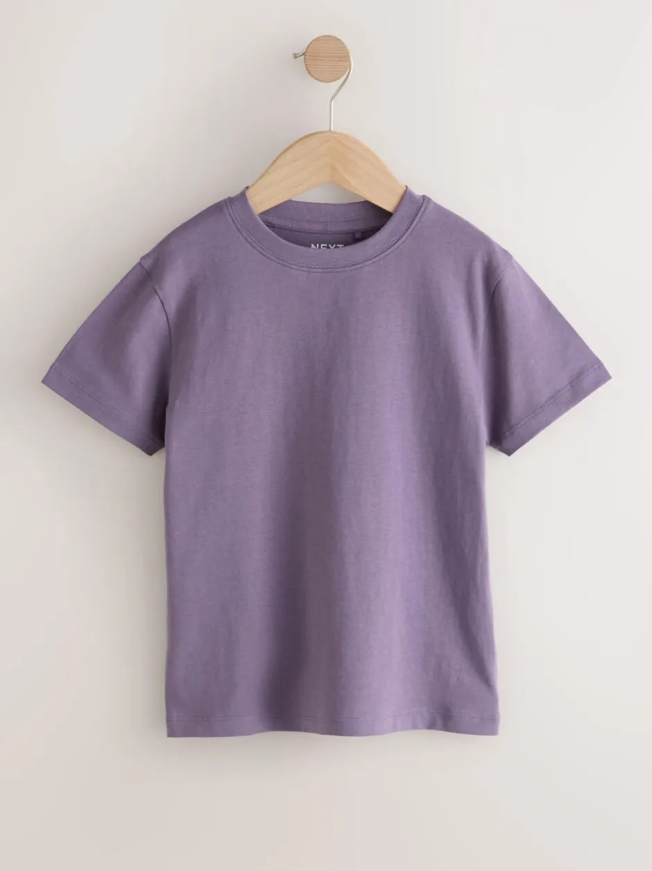 T-Shirts|Tops*Next Groen/blauw/geel/paars - Set van 4 T-shirts met korte mouwen (3-16 jr)