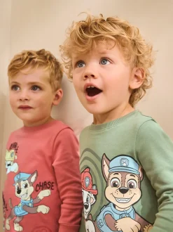 Multipacks|Pyjama's|Next Groen/blauw/rood Paw Patrol - Gelicentieerde knusse pyjama's 3 pack (9mnd -9jr)