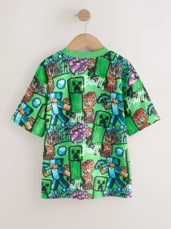 T-Shirts|Tops|Next Groene all-over Print - Minecraft T-shirt (3-16jr)