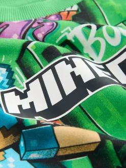 T-Shirts|Tops|Next Groene all-over Print - Minecraft T-shirt (3-16jr)