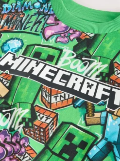 T-Shirts|Tops|Next Groene all-over Print - Minecraft T-shirt (3-16jr)
