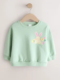 Sweaters En Hoody´S*Next Groene Pasen - Sweatshirt met ronde hals (3 mnd-7 jr)