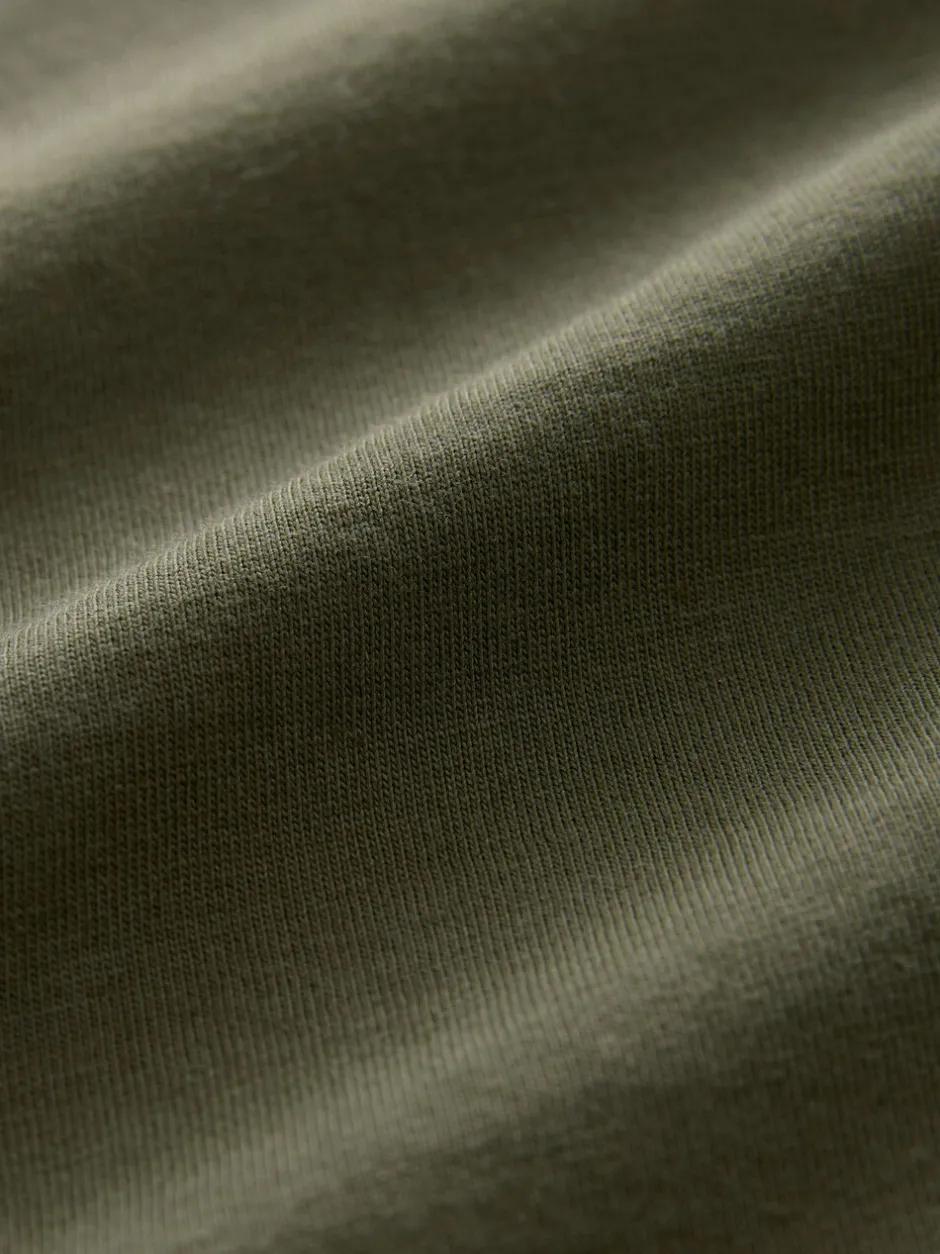 Loungewear|Next Groen-kaki - Normale Pasvorm - Essentieel katoenen T-shirt met ronde hals