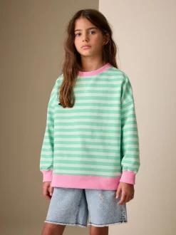 Sweaters En Hoody´S|Next - Sweatshirt (3 - 16 jr) Groen/roze
