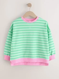 Sweaters En Hoody´S|Next - Sweatshirt (3 - 16 jr) Groen/roze