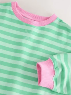Sweaters En Hoody´S|Next - Sweatshirt (3 - 16 jr) Groen/roze