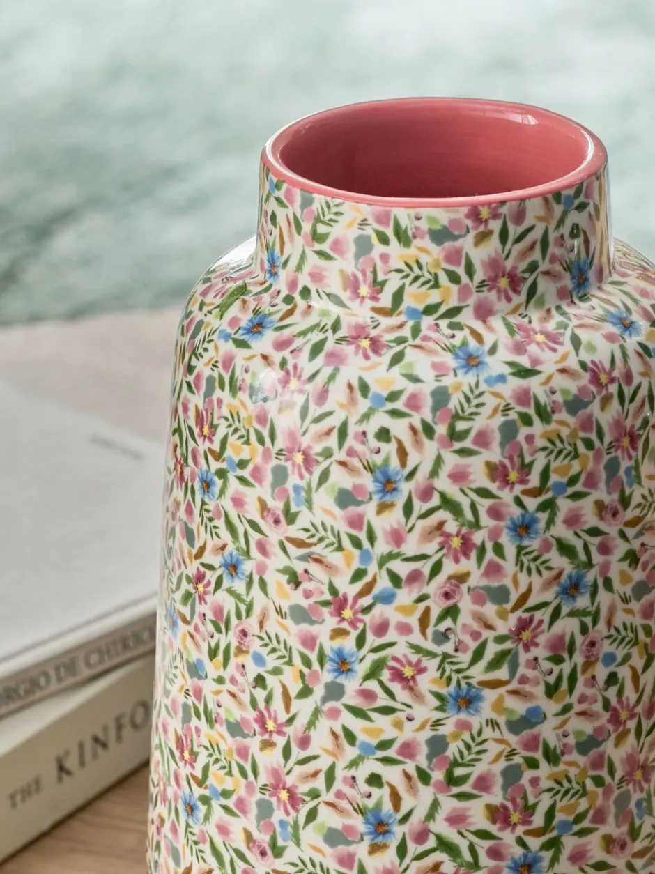 Vazen*Next Grote vaas met fijne bloemenprint