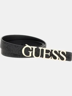 Ceintuurs*Guess Metal Logo Black Belt