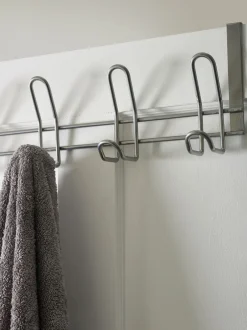 Thuiskantoor|Badkameraccessoires*Next Haak voor aan de deur Zilver