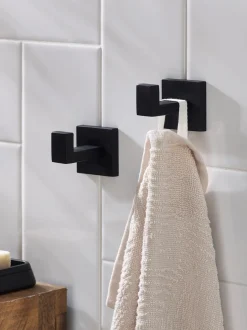 Thuiskantoor|Badkameraccessoires|Next Haakjes Zwart