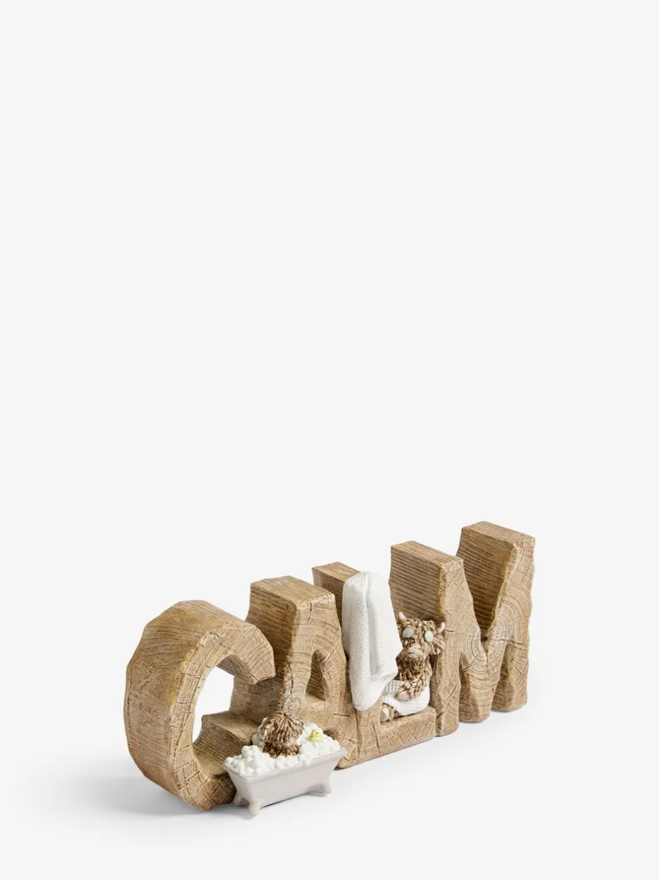 Decoraties|Next Hamish Calm Word Block