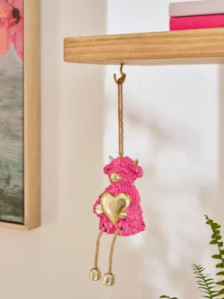 Decoraties|Next Hamish The Highland Cow - Hartvormige decoratie om op te hangen