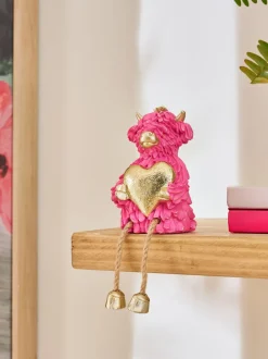 Decoraties|Next Hamish The Highland Cow - Hartvormige decoratie om op te hangen