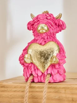 Decoraties|Next Hamish The Highland Cow - Hartvormige decoratie om op te hangen