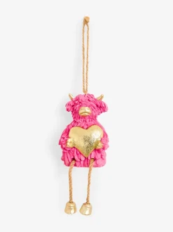 Decoraties|Next Hamish The Highland Cow - Hartvormige decoratie om op te hangen