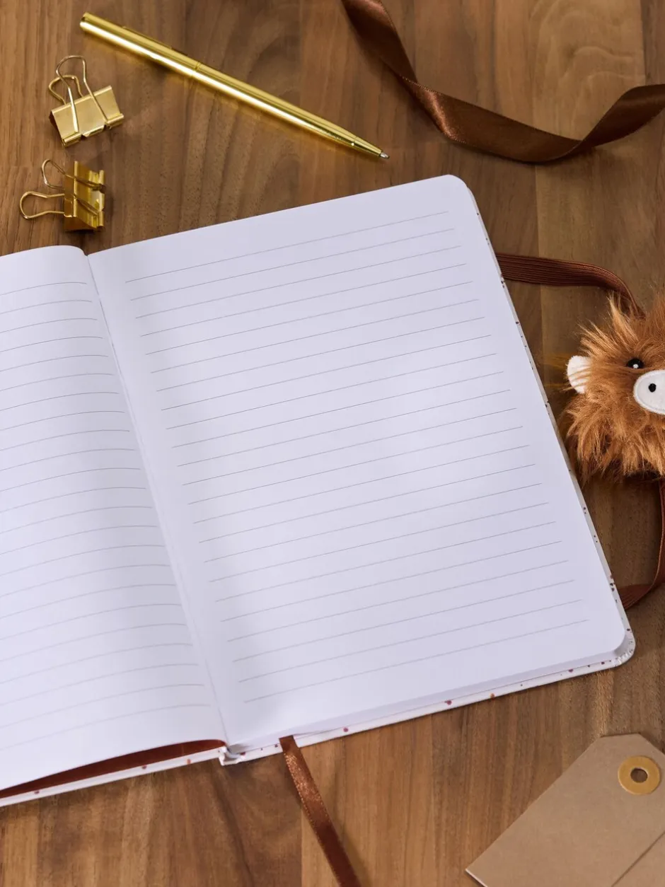 Thuiskantoor*Next Hamish the Highland Cow A5 Lined Notebook