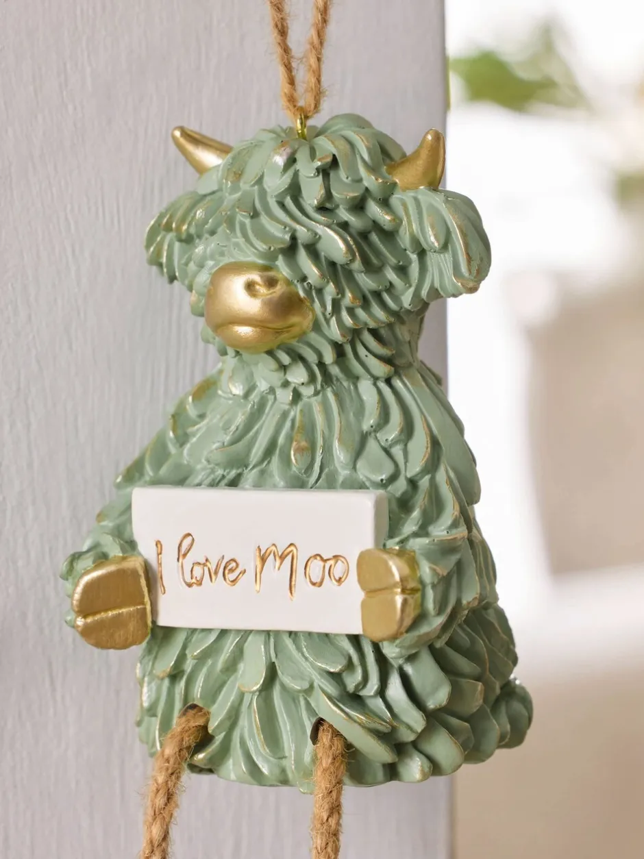 Decoraties|Next Hamish The Highland Cow I Love Moo hangdecoratie