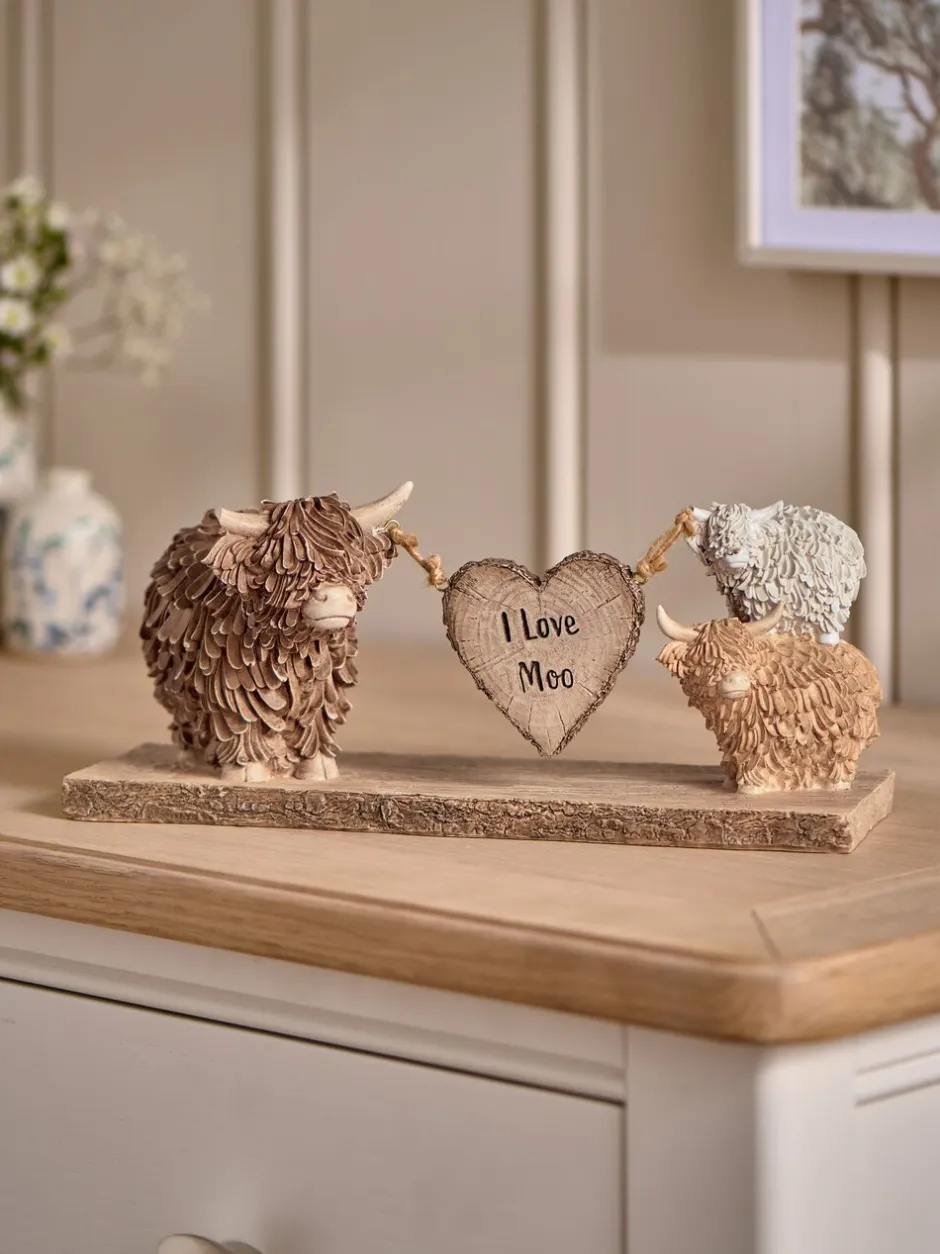Decoraties*Next Hamish The Highland Cow Love Ornament