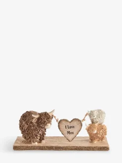 Decoraties*Next Hamish The Highland Cow Love Ornament