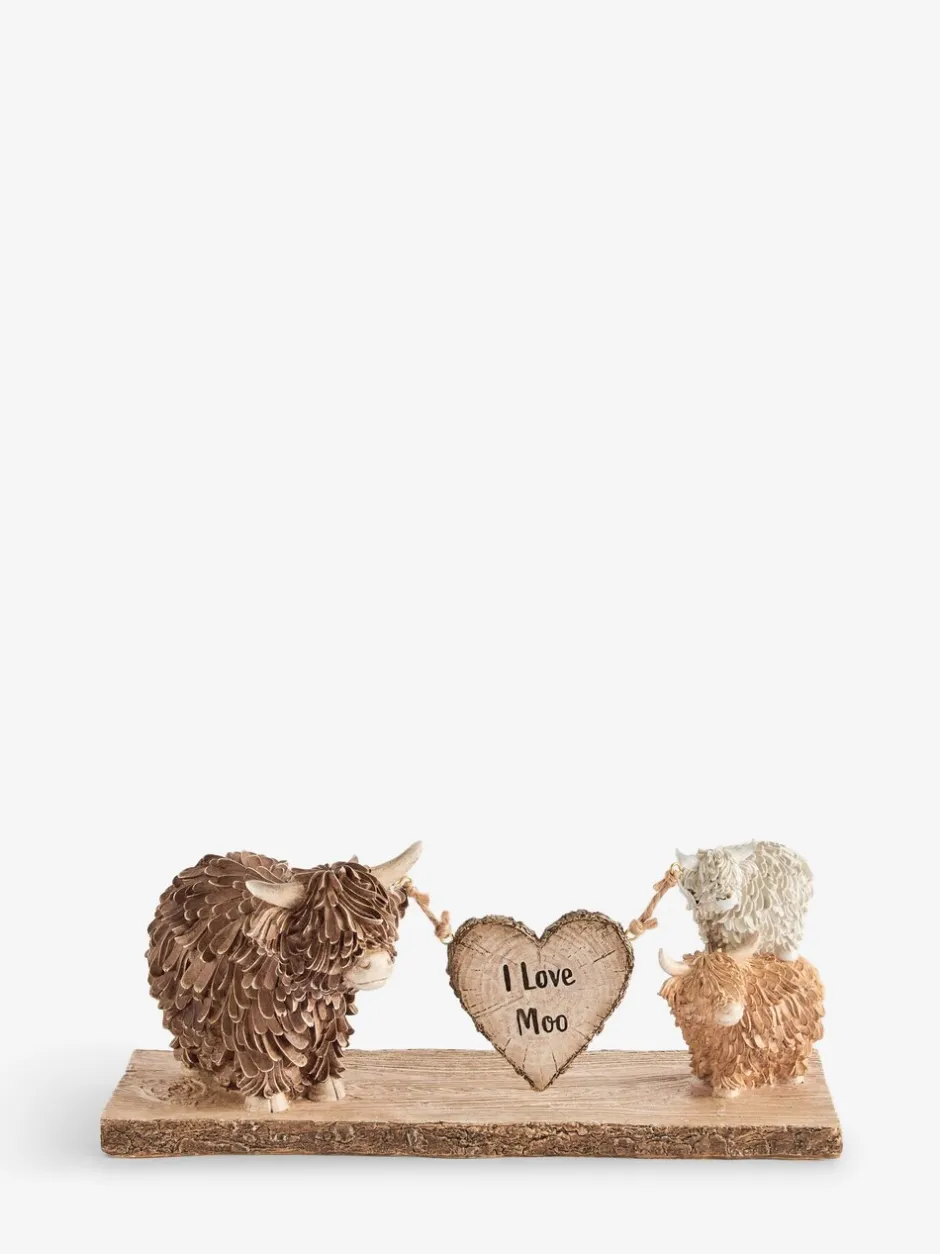 Decoraties*Next Hamish The Highland Cow Love Ornament