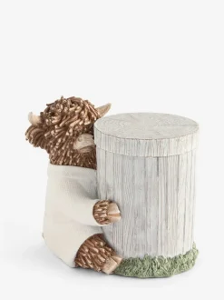 Badkameraccessoires|Next Hamish the Highland Cow Spa Storage Jar