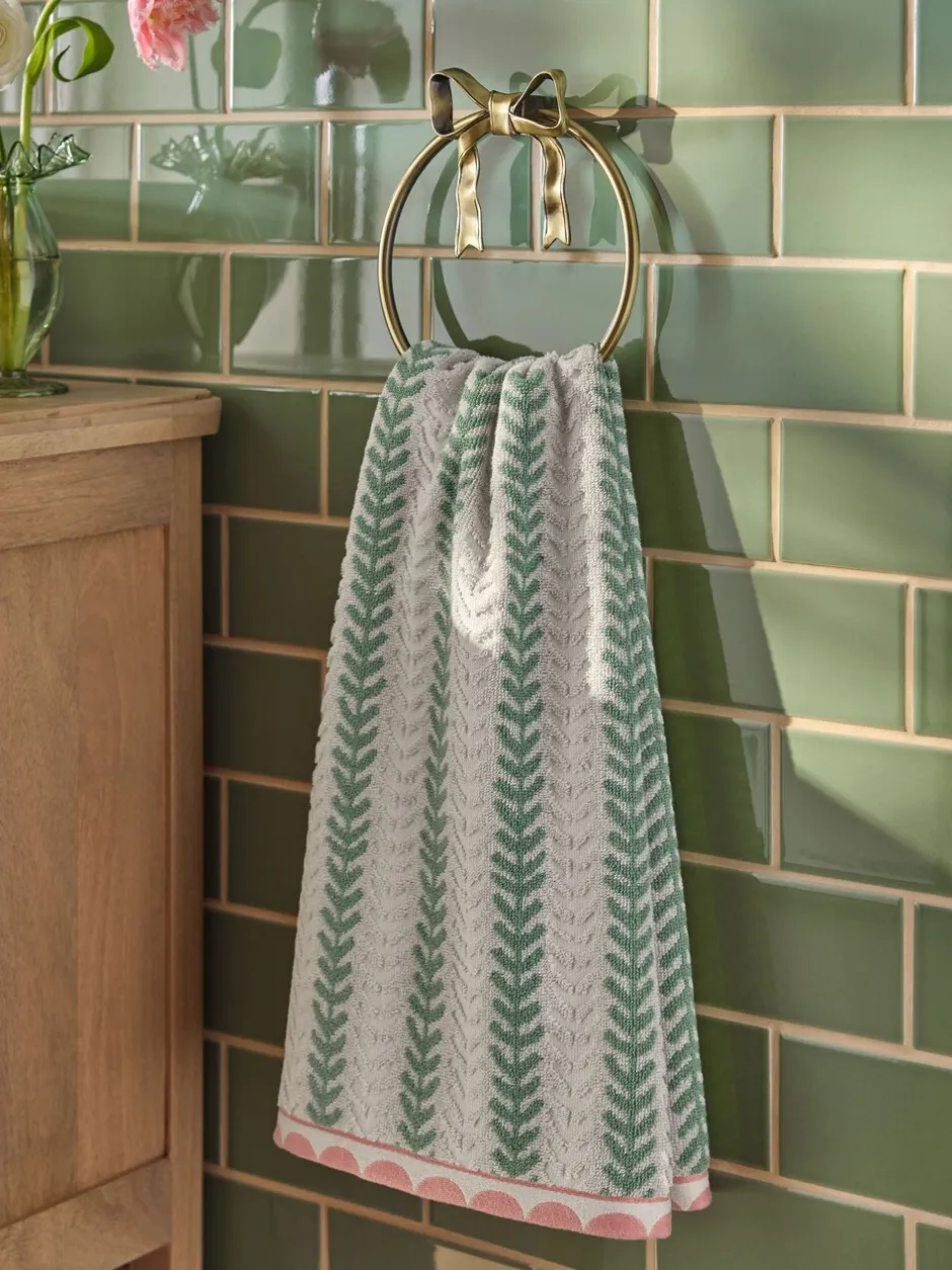 Handdoeken En Badmatten*Next Handdoek met bloemenprint Groen