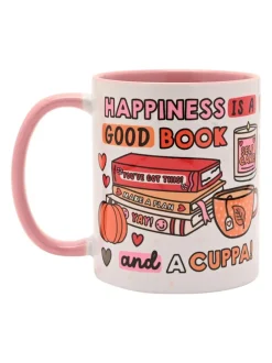Mokken En Koppen*Next Happiness is a Good Book Gift Set