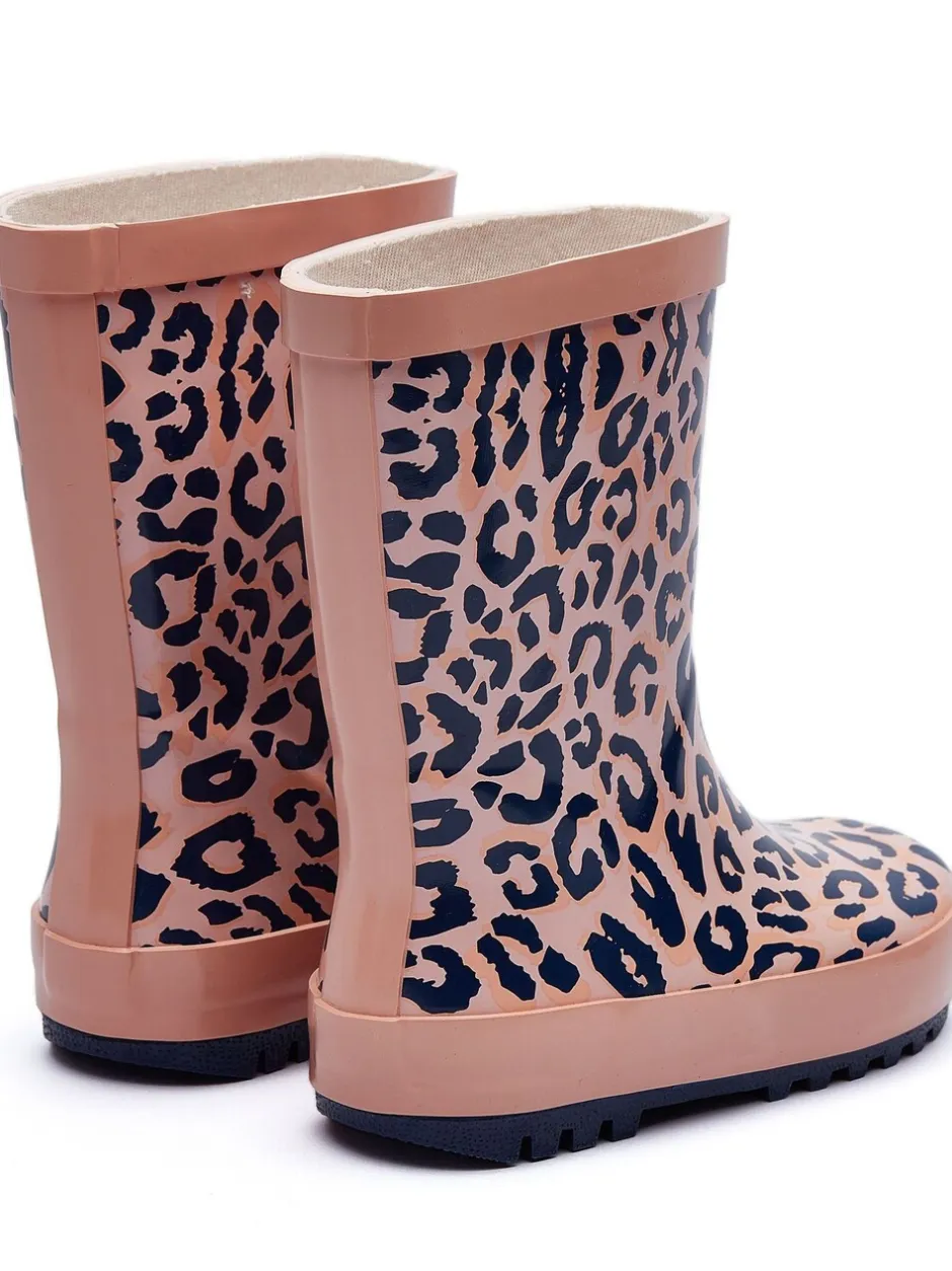 Laarzen*Harry Bear - Regenlaarzen met luipaardprint