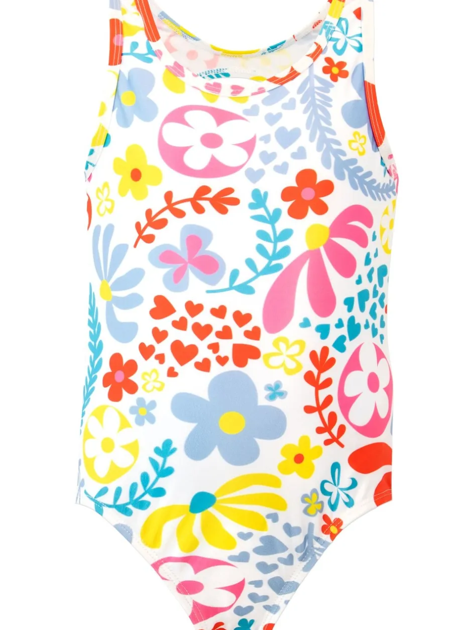 Badkleding|Harry Bear badpak met bloemenpatroon
