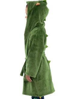 Kamerjassen*Harry Bear Dinosaur Fleece Dressing Gown With 3D Horns And Spikes
