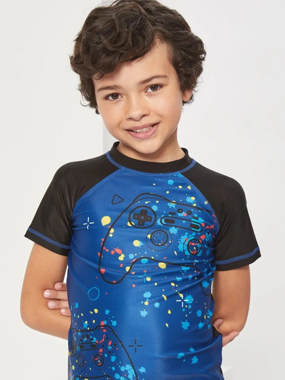 Badkleding*Harry Bear Gaming tweedelige top- en shortset