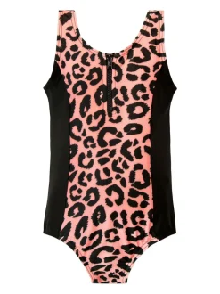 Badkleding|Harry Bear meisjesbadpak met luipaardprint