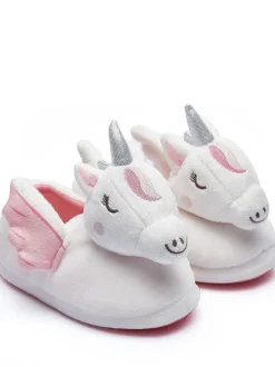Pantoffels|Harry Bear pantoffels met eenhoornprint
