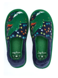 Pantoffels*Harry Bear pantoffels met dinosaurusprint