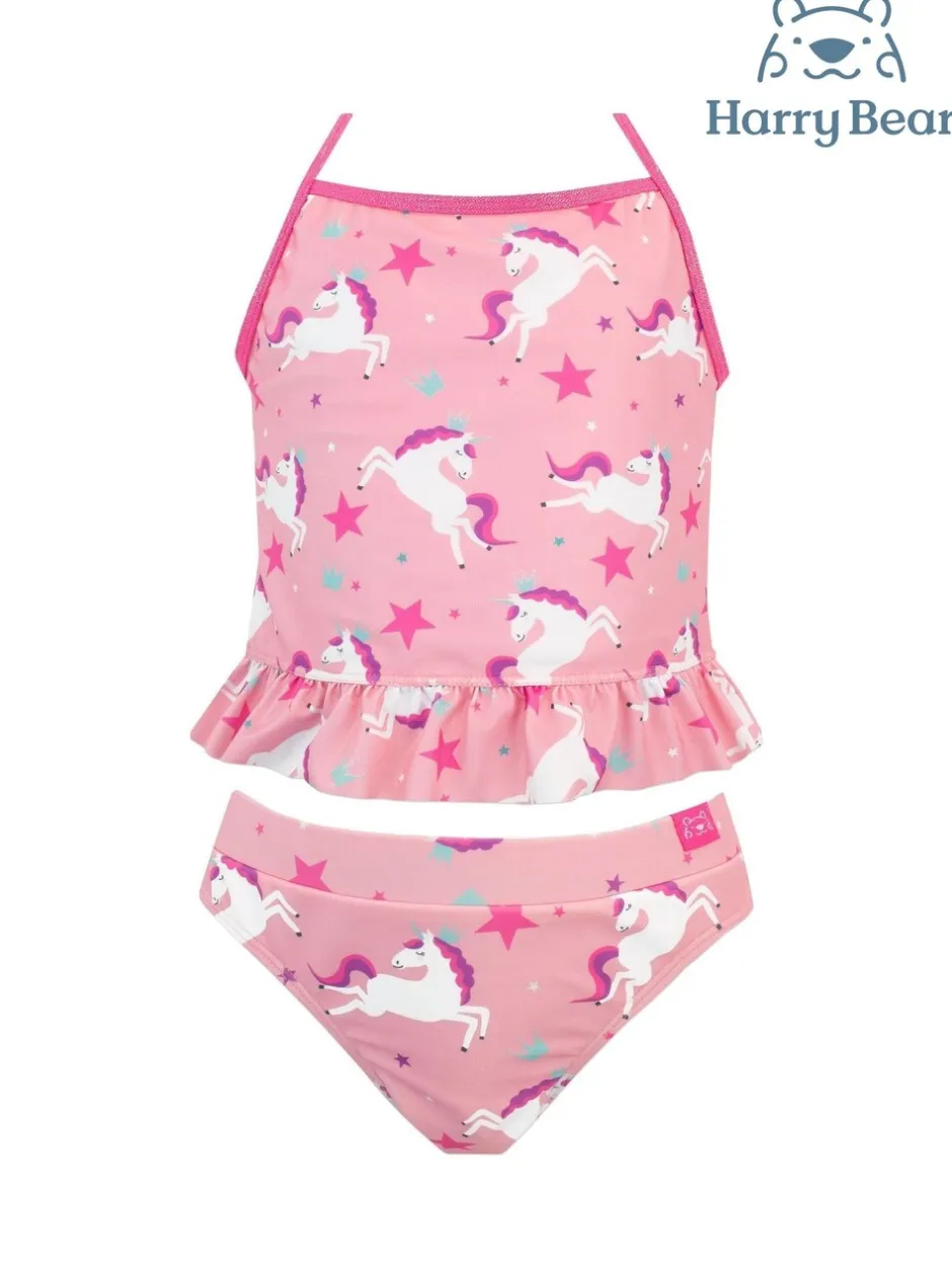 Badkleding|Harry Bear tankini met eenhoornprint, 2-delig badpak