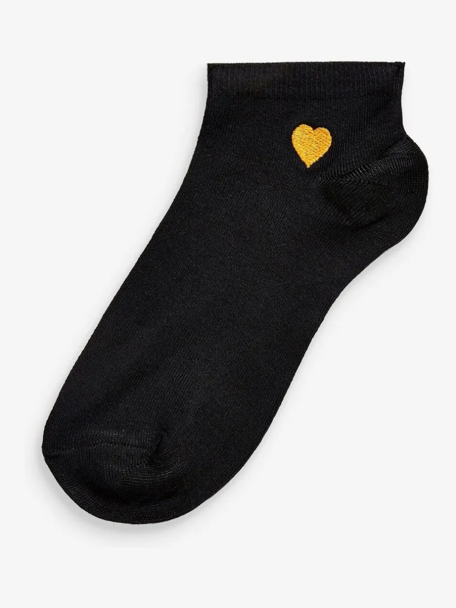 Sokken En Panty's|Sportkleding|Next - 5 Paar sneakersokken met motief Hart