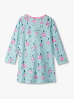 Nachtponnen*Hatley Blue Ballet School Long Sleeve Nightdress