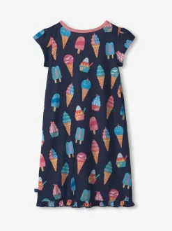 Nachtponnen*Hatley Blue Ice Cream Treats Ruffle Hem Night Dress