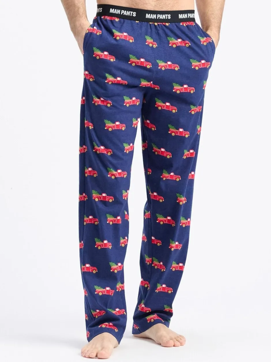 Pyjama's|Hatley Red Christmas Truck Pyjama Bottoms