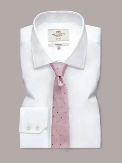 Stropdassen En Pochets|Hawes & Curtis Pink Spot Repp Tie