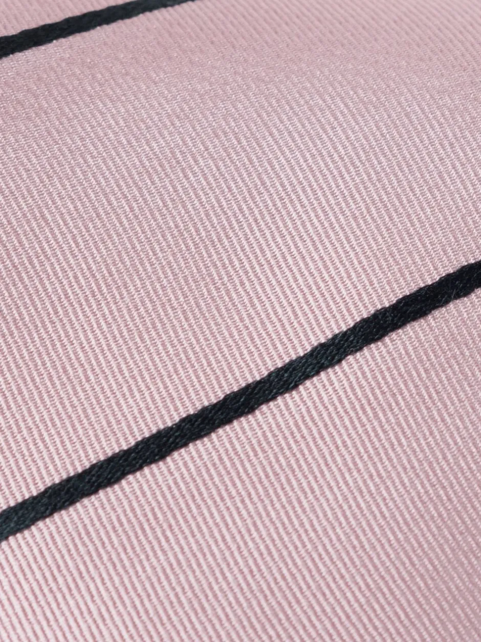Stropdassen En Pochets*Hawes & Curtis Pink Stripe Repp Tie