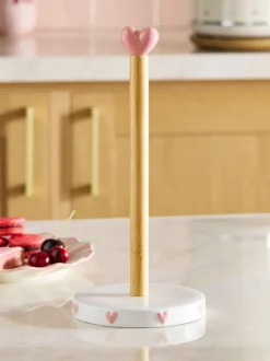 Keukenopslag|Next Heart Ceramic Kitchen Roll Holder