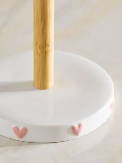 Keukenopslag|Next Heart Ceramic Kitchen Roll Holder