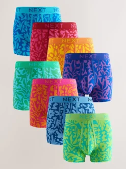 Ondergoed|Ondergoed|Next - 8 Boxershorts zonder plooi Helder patroon