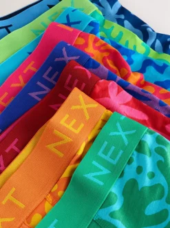 Ondergoed|Ondergoed|Next - 8 Boxershorts zonder plooi Helder patroon